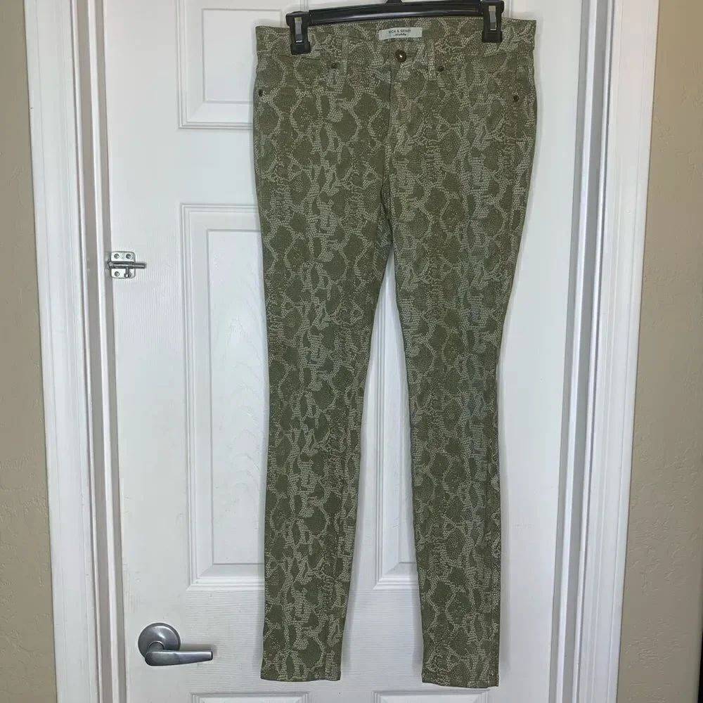 Rich & Skinny Snakeskin Print Jeans